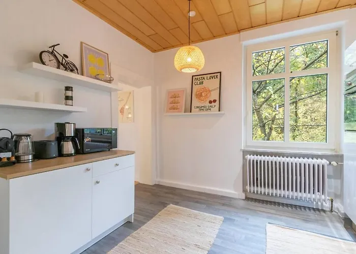 Altbauwohnung In Im Gruenen 公寓